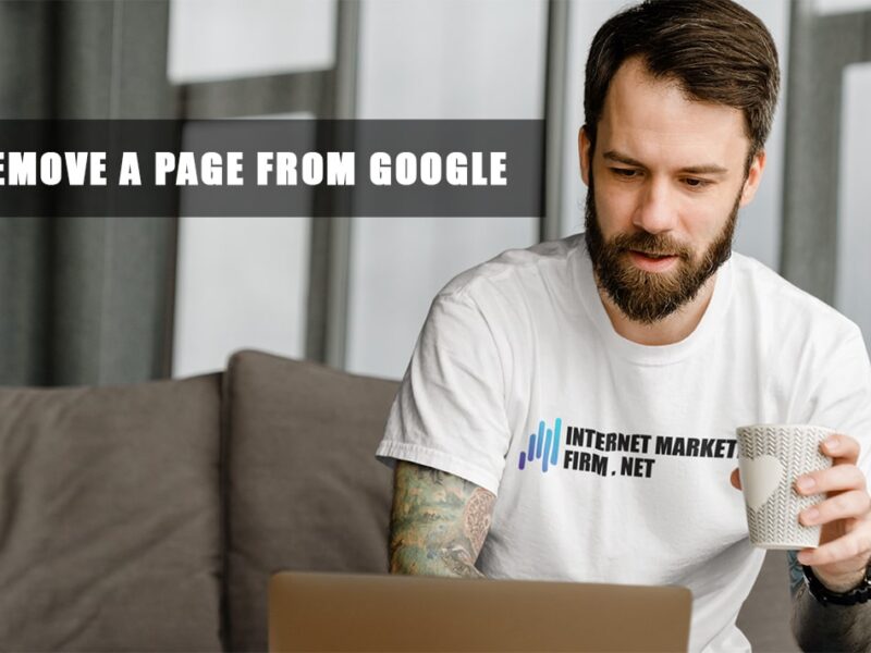 how to remove a page from google